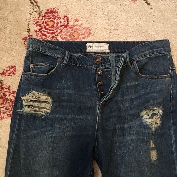 Free People high waist button fly skinnies - SOLD - Picture 4 of 6